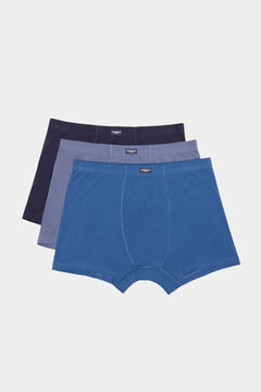 Springfield Pack 2 boxers confort waist de algodão azul aço