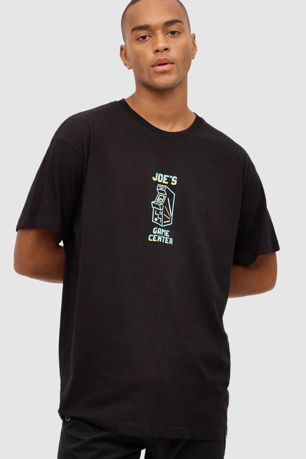 Springfield T-Shirt Print Gamer schwarz