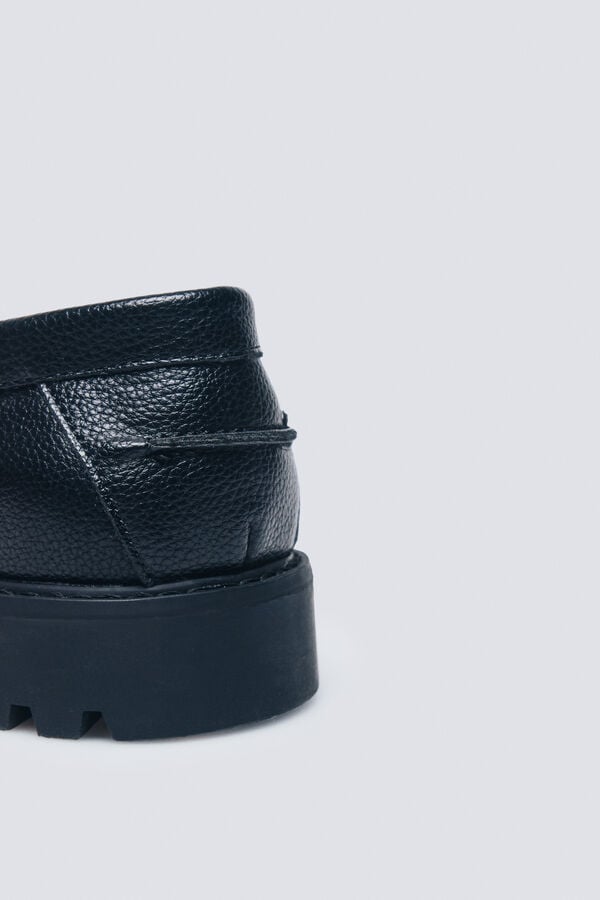 Springfield Modni gravirani mokasine Crna