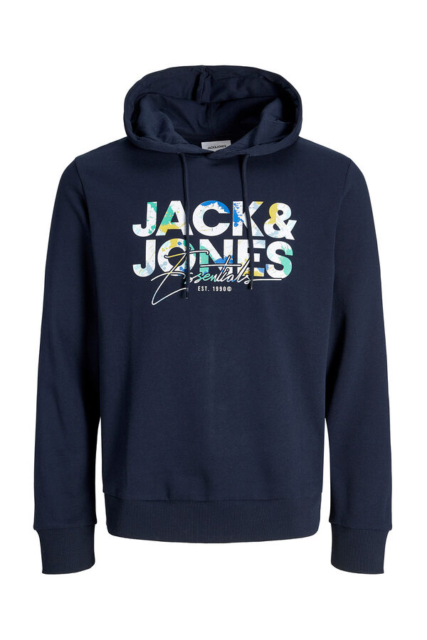 Jack & Jones Sudadera regular fit estampada azul
