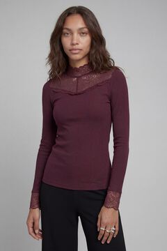 JJ REBEL Top slim em viscose
