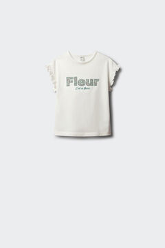 Springfield Kids T-shirt de manga curta bloom para menina