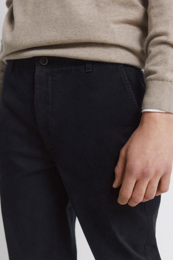 Springfield Skinny fit chinos black