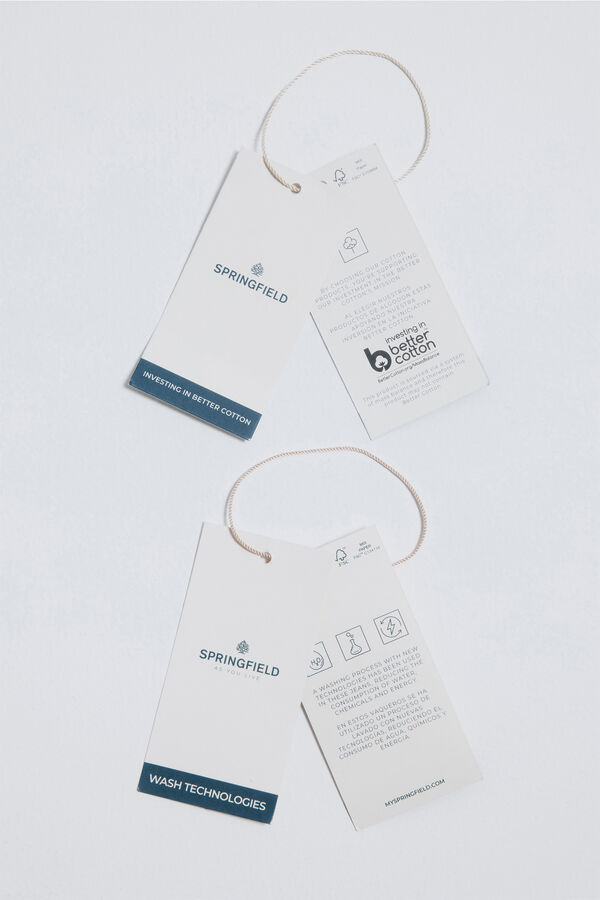 Springfield Slim fit desized jeans blue