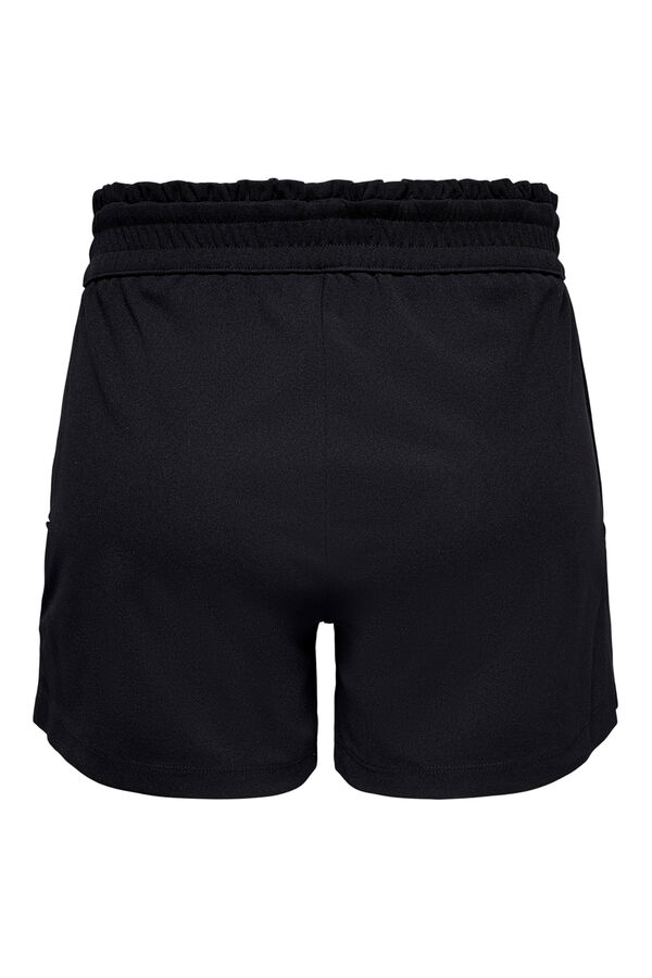 JDY Short detalle ondulado negro