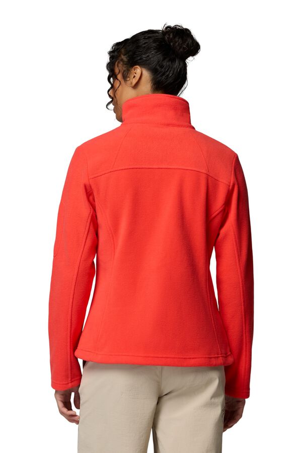 Columbia Fleece zip fastening pocket lining pink