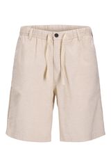 Jack & Jones Linen jogger Bermuda shorts grey