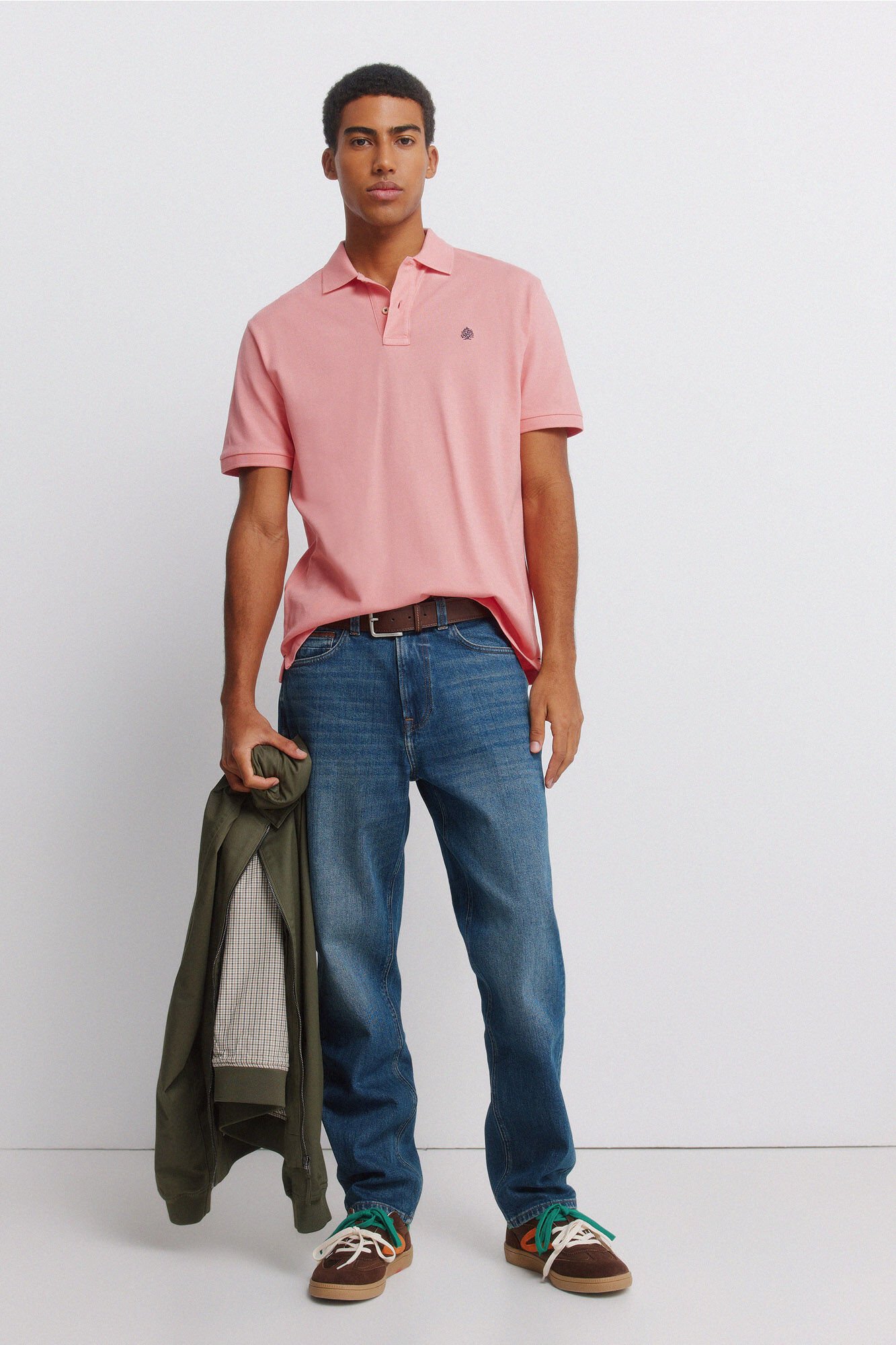 Springfield Basic regular fit polo shirt Springfield