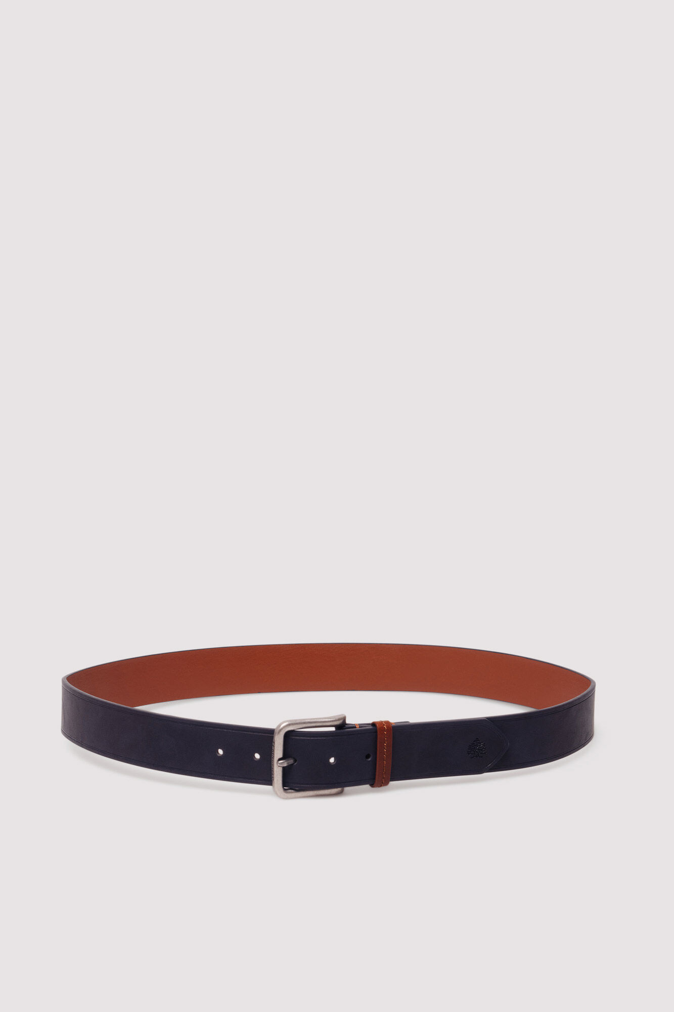 Springfield Faux leather belt with stitching