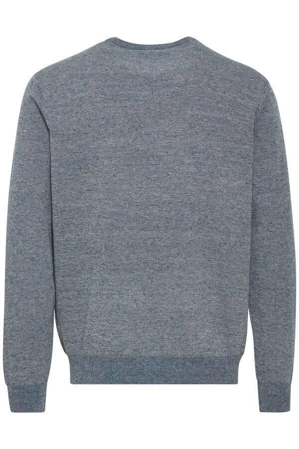 Blend Jersey de Punto cuello redondo azul