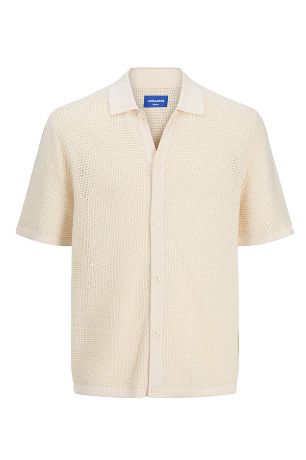 Jack & Jones Relaxed fit jersey-knit shirt white