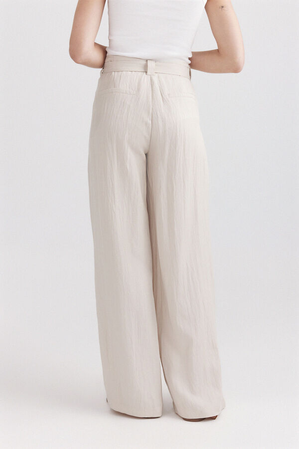 Springfield Tie tailored trousers beige