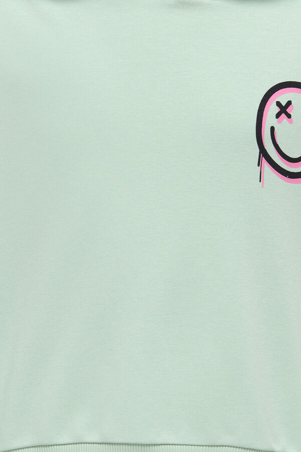 Only Girls "CHEERFUL" hood green