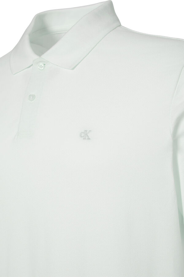 CK Jeans Polo pique blanco