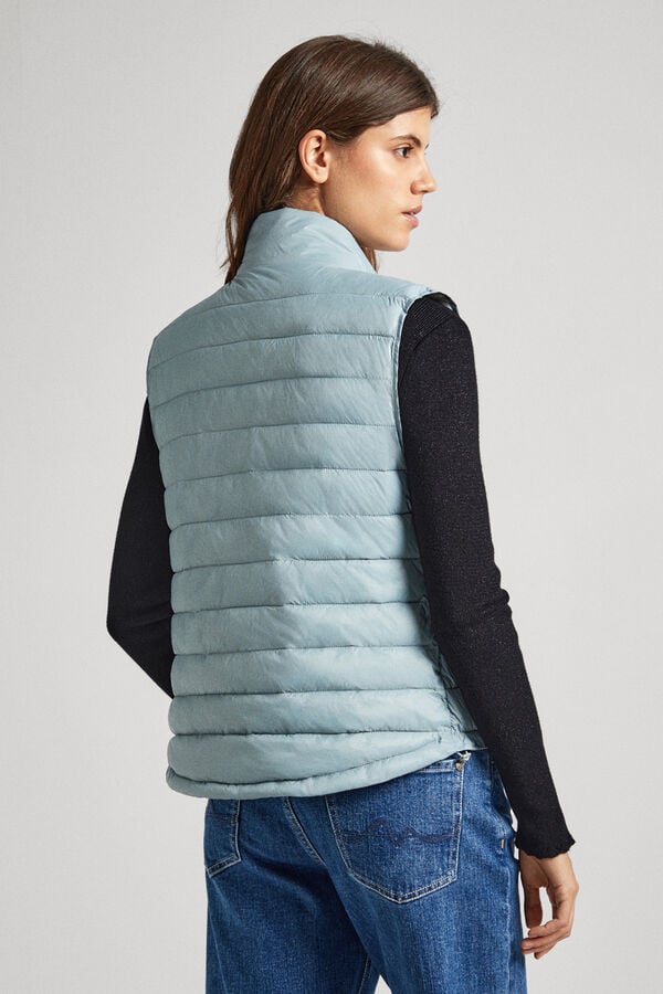 Springfield Quilted Gilet petrol