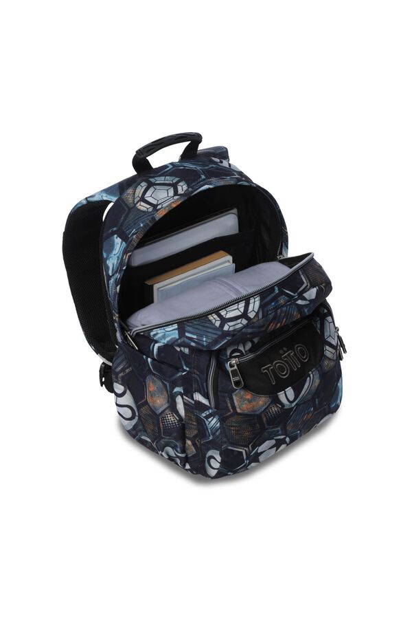 Totto Mochila Acuareles negro