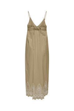 Only Vestido largo detalle bordados