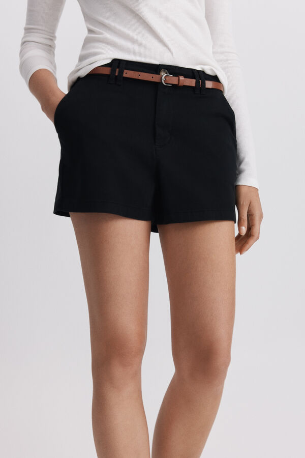 Springfield Shorts with belt black
