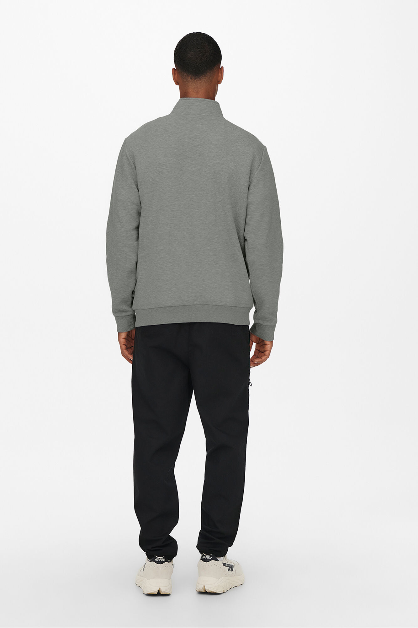 Only & Sons Sweatshirt com fecho-&eacute;clair