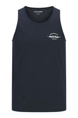 Jack & Jones Cotton vest top blue