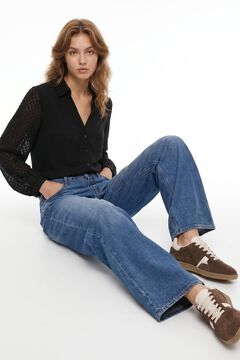 Tiffosi Camisa mangas transparencias