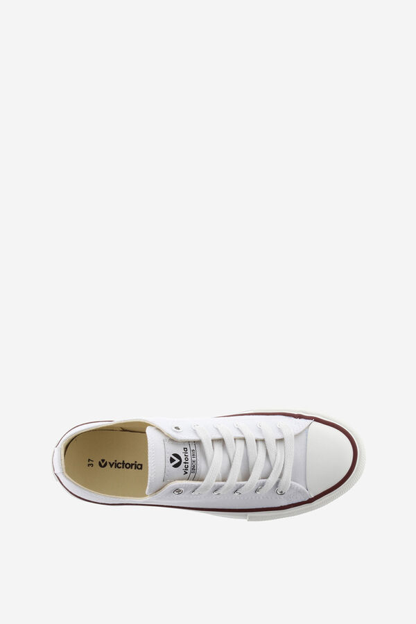 Victoria Canvas sneaker white