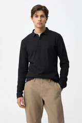 Tiffosi long sleeve polo shirt blue