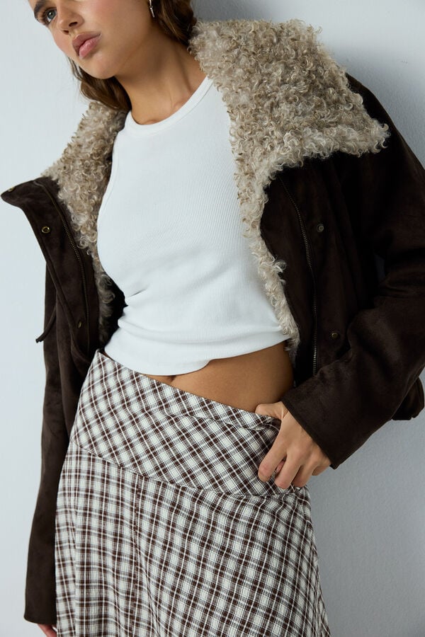 High Spirits Falda Midi Windsor beige