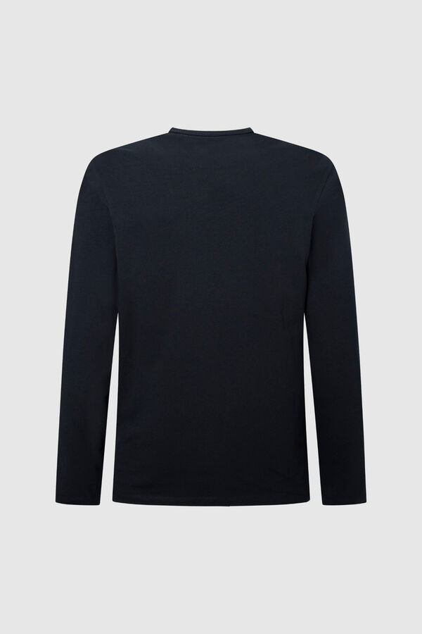 Pepe Jeans Fitted long sleeve T-shirt black