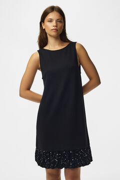 Pieces Vestido curto de lantejoulas