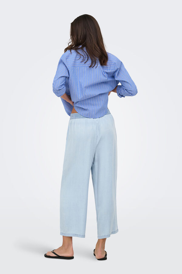 Only Tencel culottes blue