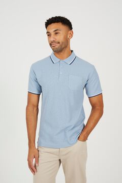 Brave Soul Polo de manga corta con bolsillo