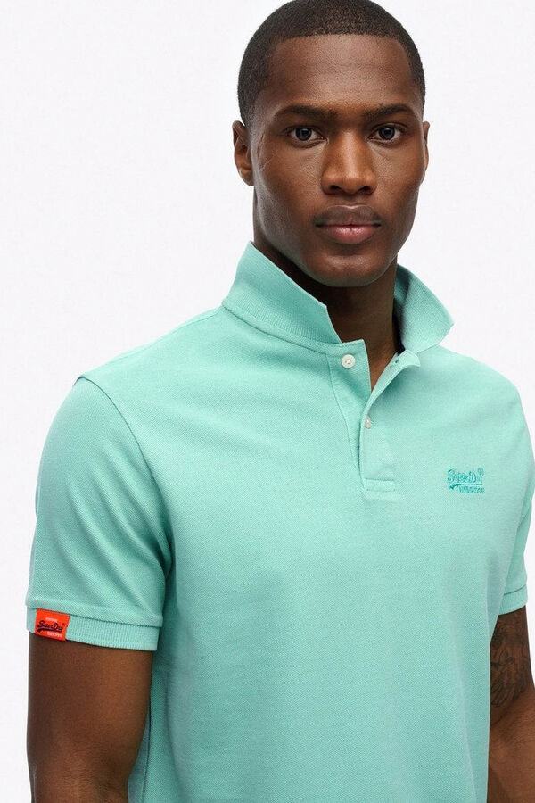 Superdry Vint Destroy Polo azul