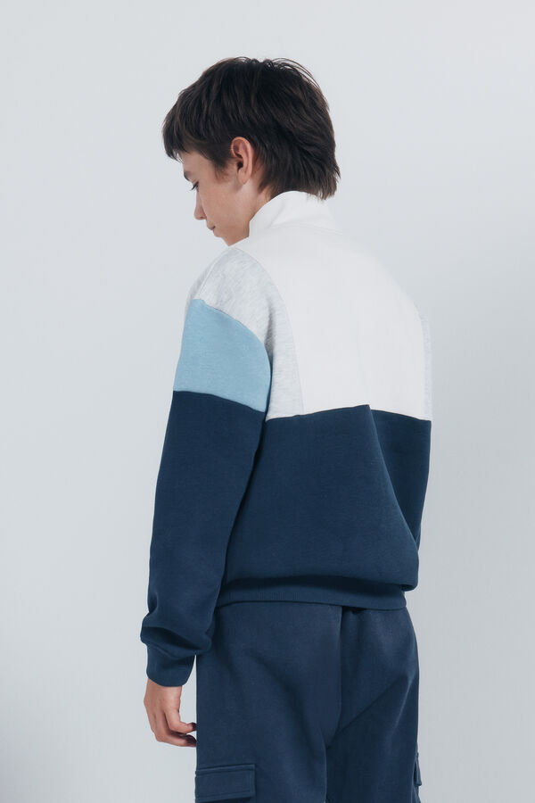 Springfield Kids Moletom Trucker Sweatshirt azul