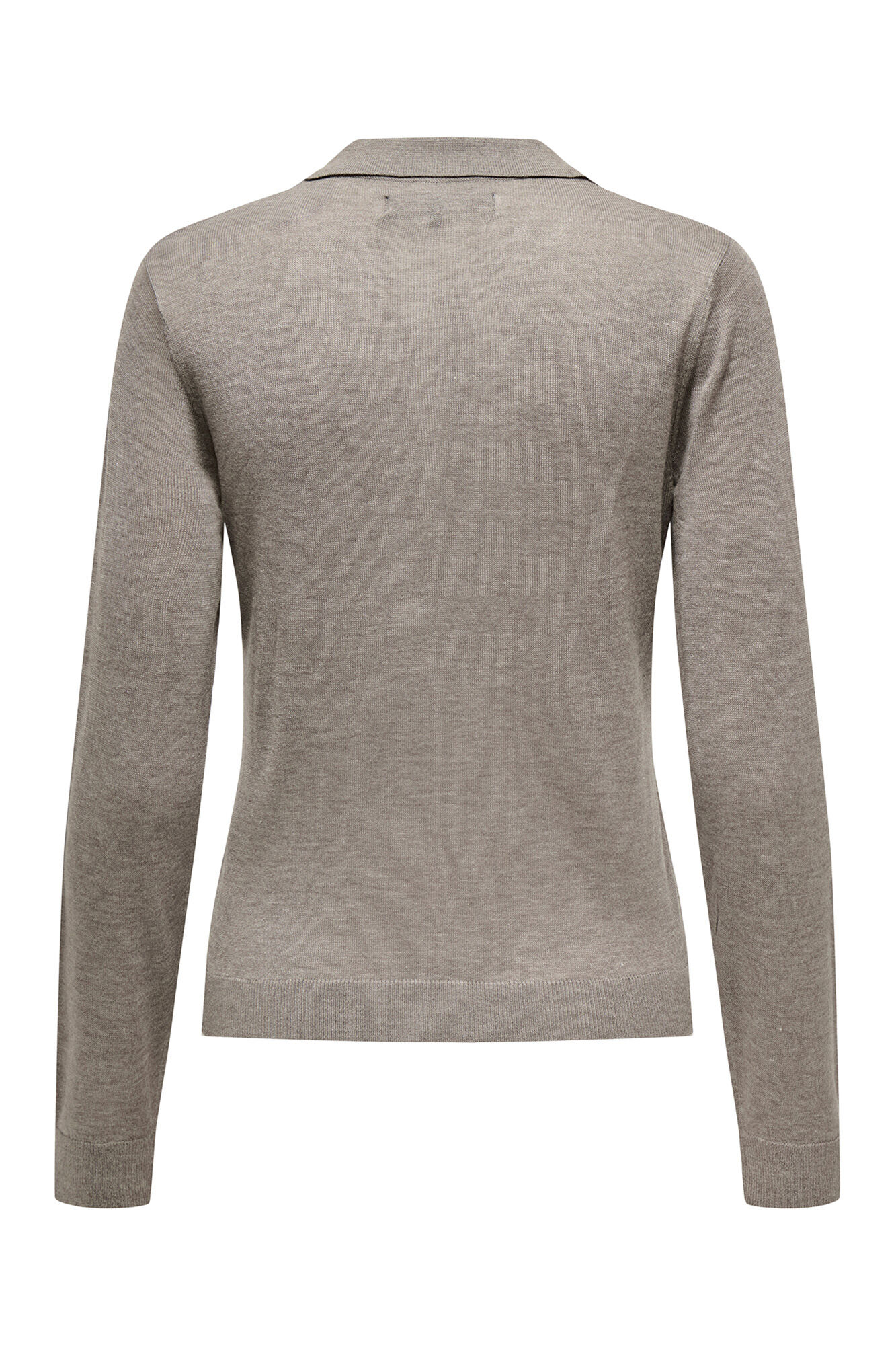 Only Polo de malha de manga comprida