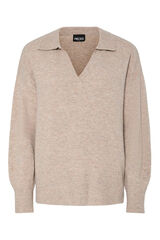 Pieces polo shirt -style jersey grey