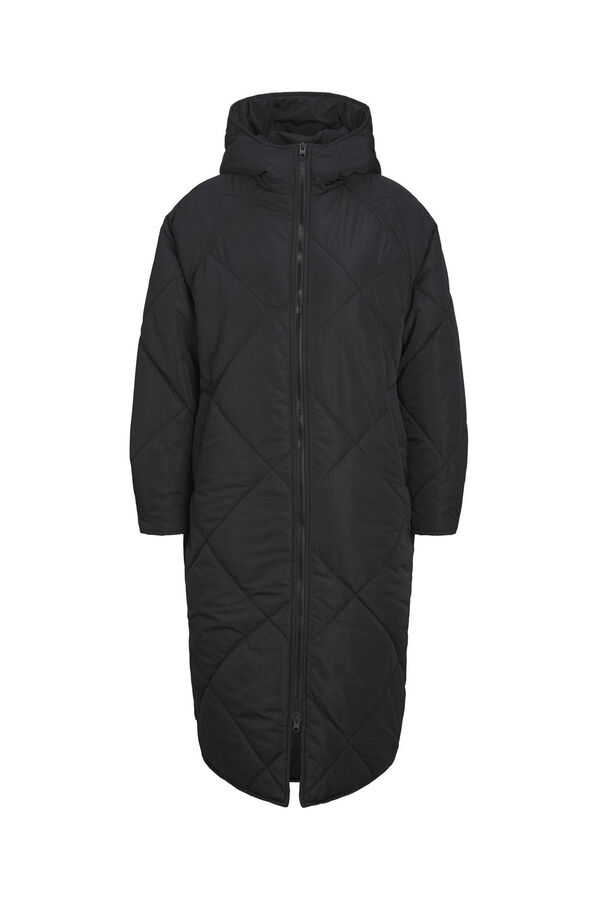 Jack & Jones Casaco longa acolchoada preto