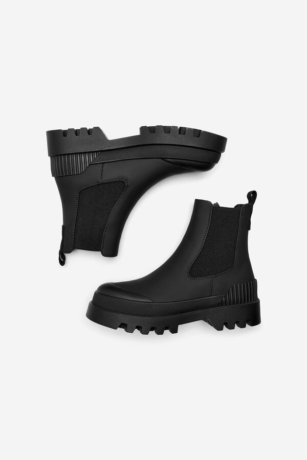 Springfield Chelsea-Boots mit elastischen Einsätzen schwarz