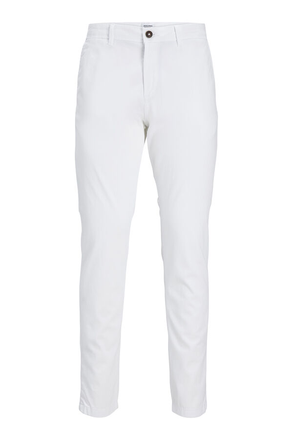 Jack & Jones Slim-Chinohose Wei&szlig;