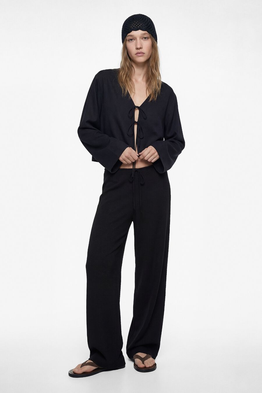 Pantalón wide leg