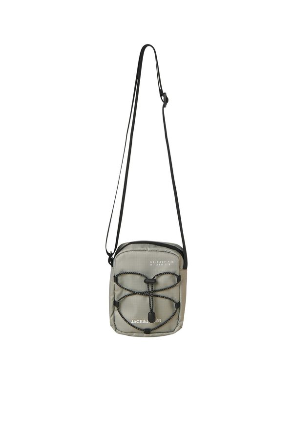 Jack & Jones Adjustable ripstop crossbody grey