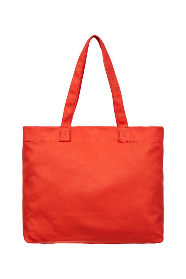 Roxy Beach bag with handles red