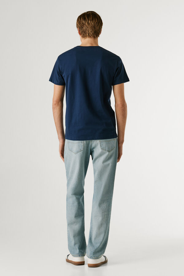 Pepe Jeans Camiseta manga corta logo azul