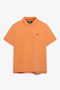 Superdry Polo manga curta b&aacute;sico em piqu&eacute;