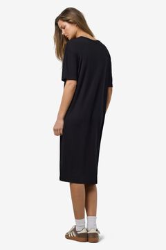 Noisy May Vestido estilo camiseta midi de manga corta