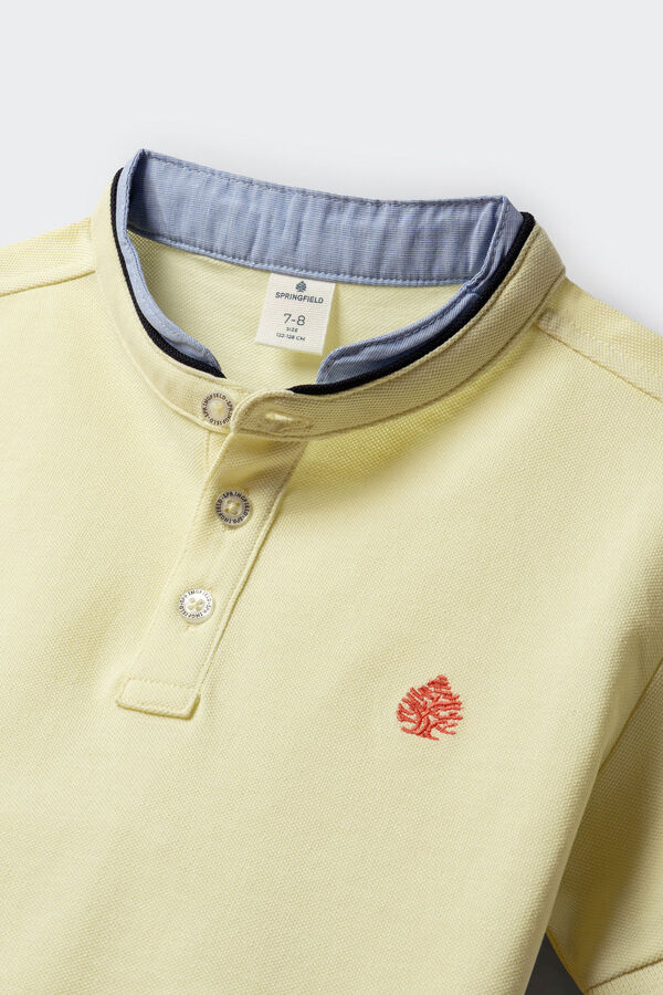Springfield Kids Polo mao chambray ni&ntilde;o estampado
