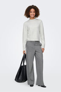 JDY Pullover mit Perkins Ausschnitt