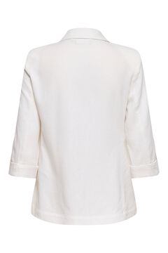 Only Blazer aberta de linho