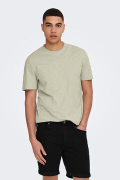 Springfield Camiseta palmeras gris medio