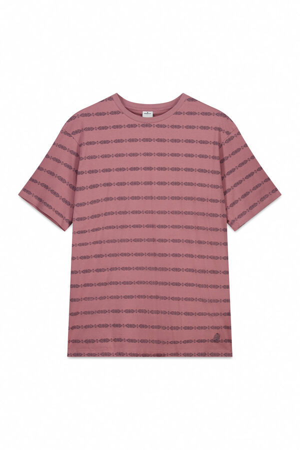 Springfield Tricou AOP etnic portocaliu